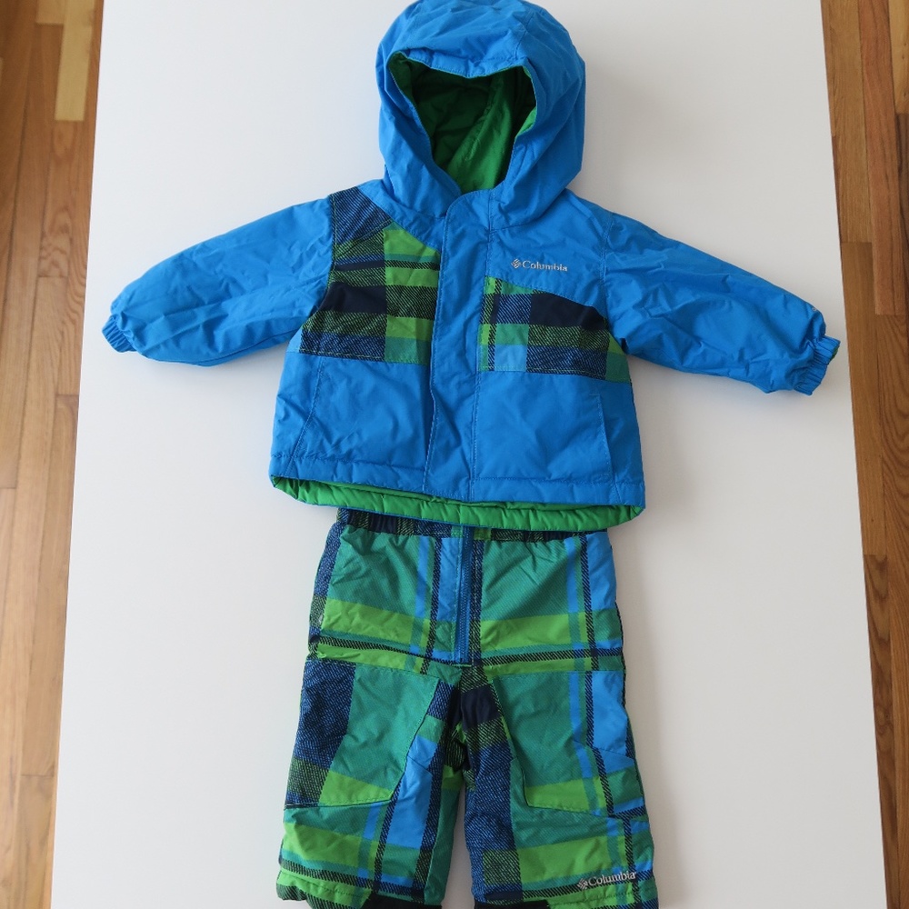 NWOT Columbia kid's snow ski bibs and jacket